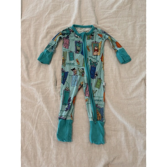 Disney Other - Little Sleepies Zippy Newborn Monsters Inc Scream Team Disney Bamboo Long Sleeve